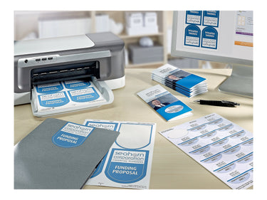 Avery Arched Wine Labels with Sure Feed for Laser Printers, 4.75